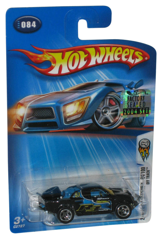 Hot Wheels 2004 First Editions 84/100 Black Off Track Toy Car #084 - (Factory Sealed Sticker)