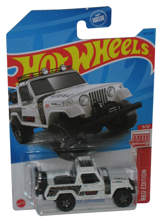 Hot Wheels Red Edition 5/12 (2021) White '67 Jeepster Commando Toy Car 94/250
