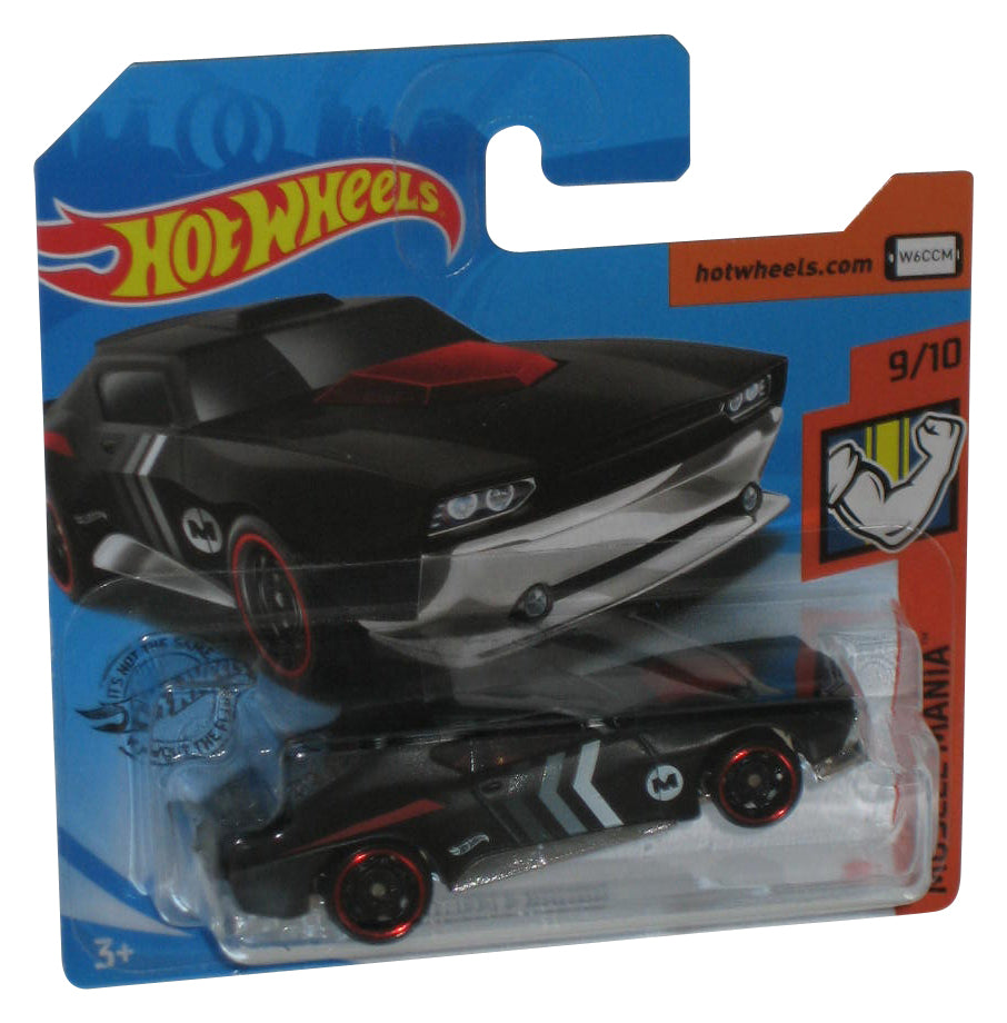 Hot Wheels Muscle Mania 9/10 (2018) Black Muscle Bound Car 244/250 - (Short Card)