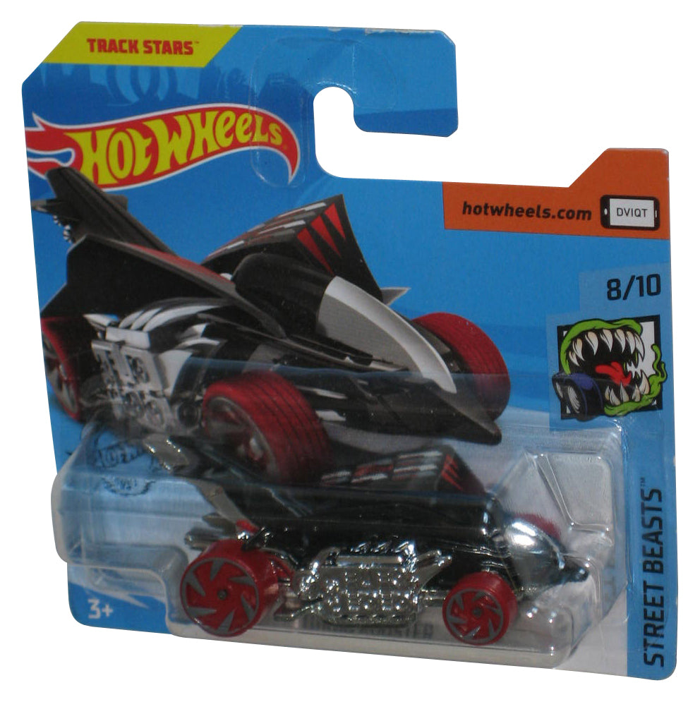 Hot Wheels Street Beasts 8/10 (2018) Black Turbo Rooster Toy Car 211/250 - (Short Card)