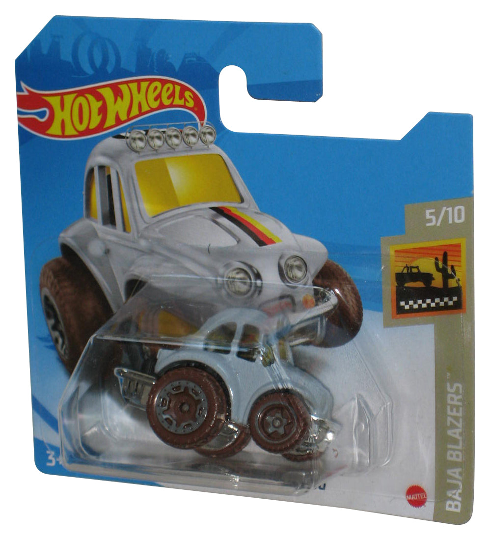 Hot Wheels Baja Blazers 5/10 (2020) Gray '70 Volkswagen Baja Bug Car 33/250 - (Short Card)