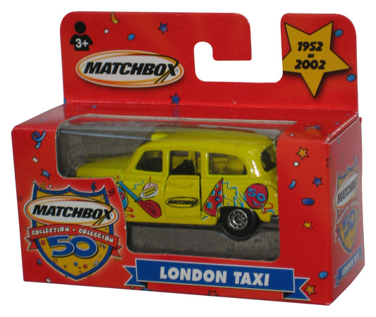 Matchbox 50th Birthday Collection (2001) Yellow London Taxi Boxed Toy Car