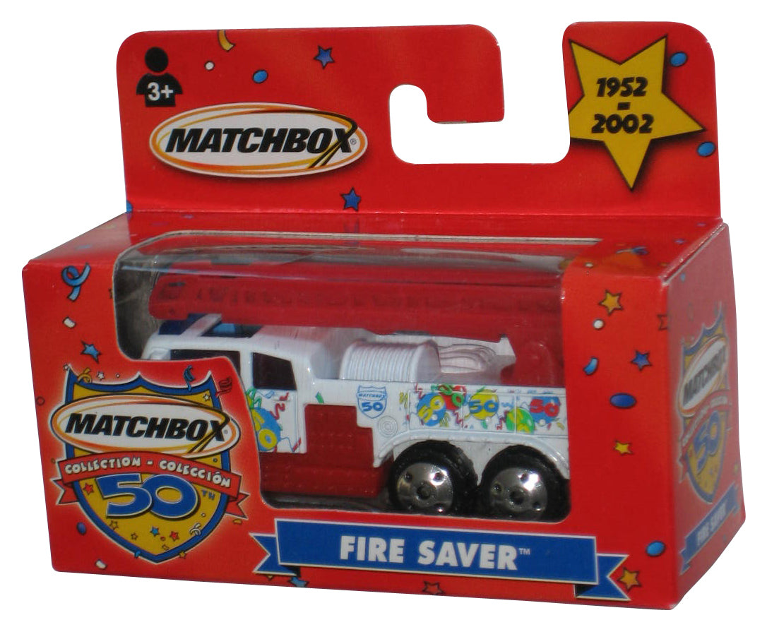 Matchbox 50th Birthday Collection (2001) Red Fire Saver Boxed Toy Truck