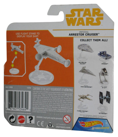 Star Wars Hot Wheels Imperial Arrestor Cruiser (2017) Mattel Starships Toy Vehicle - (Damaged Packaging)