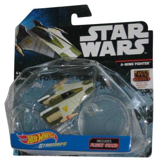 Star Wars Hot Wheels Starship (2016) Mattel A-Wing Fighter Rebels Toy - (Damaged Plastic Packaging)