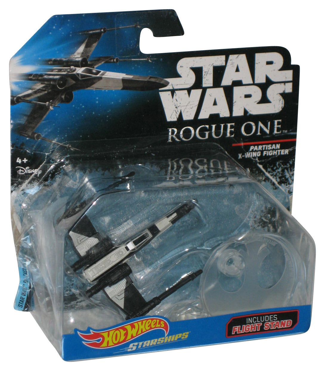 Star Wars Hot Wheels (2016) Rogue One Starships Partisan X-Wing Fighter Toy - (Damaged Packaging)