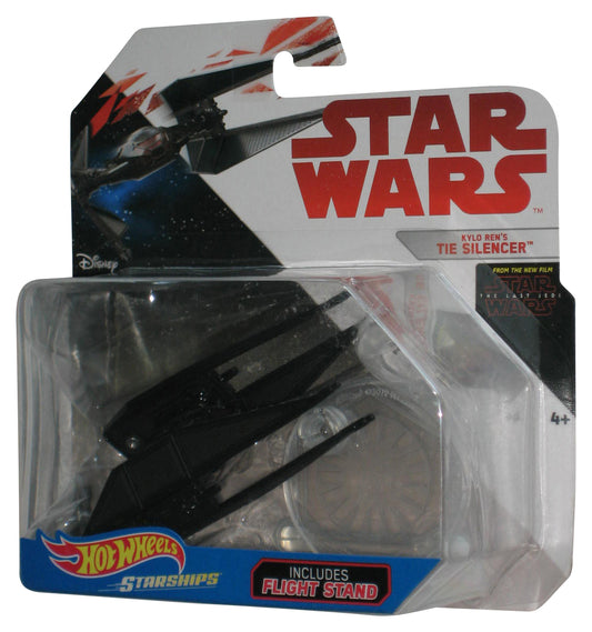Star Wars Hot Wheels The Last Jedi (2017) Kylo Ren's Tie Silencer Starships Toy - (Dented Plastic)
