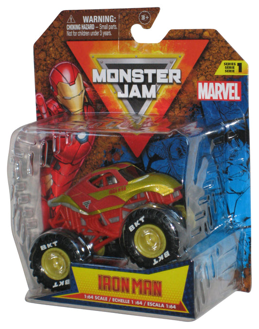 Hot Wheels Monster Jam (2024) Marvel Iron Man Red & Yellow Toy Truck