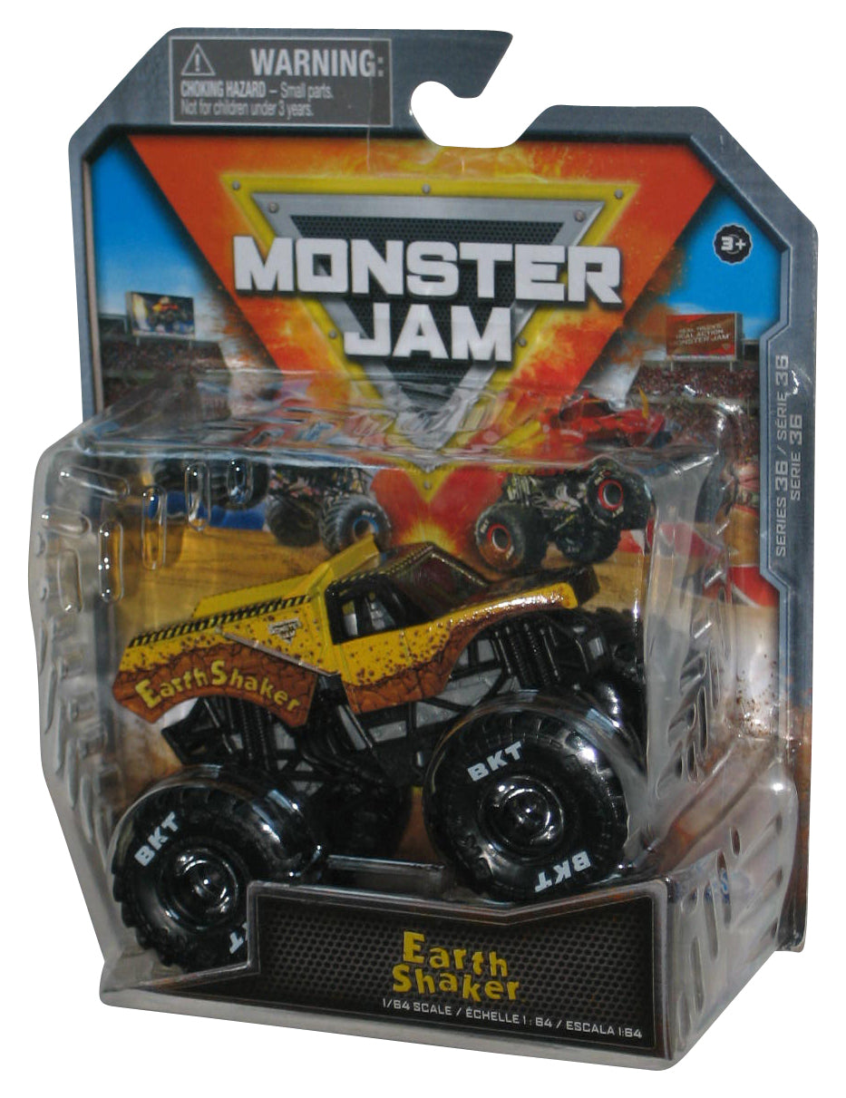 Hot Wheels Monster Jam (2023) Yellow Earth Shaker Series 36 Toy Truck