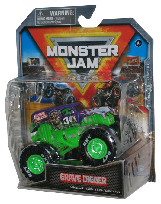 Hot Wheels Monster Jam (2024) Purple & Green Grave Digger Series 36 Toy Truck