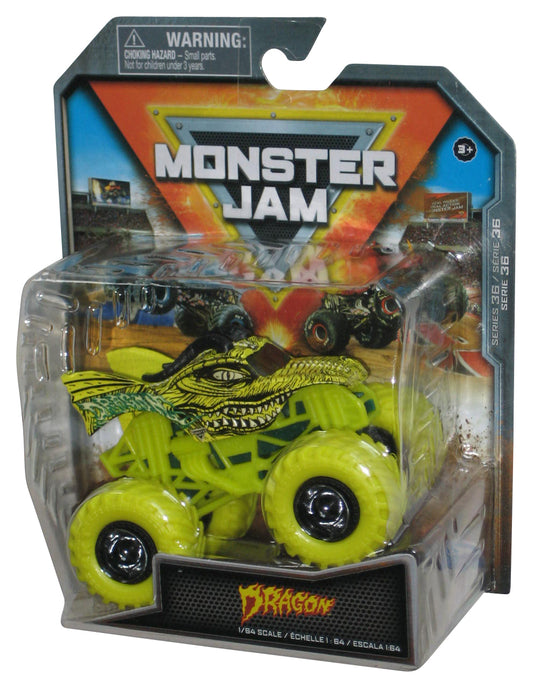 Hot Wheels Monster Jam (2023) Yellow Dragon Series 36 Toy Truck