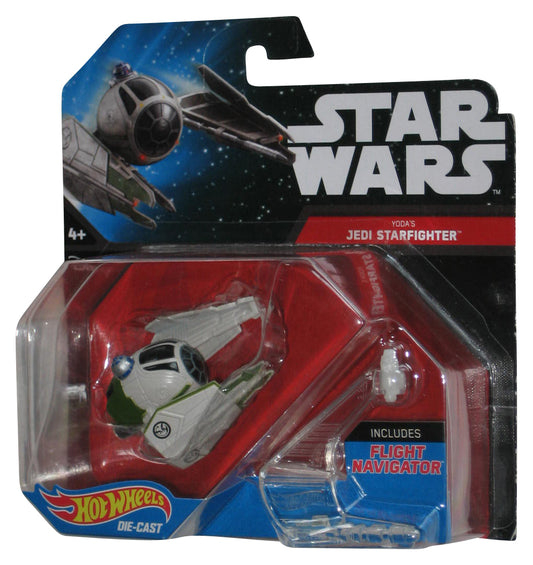 Star Wars Hot Wheels Yoda's Jedi Starfighter (2015) Die Cast Toy Vehicle