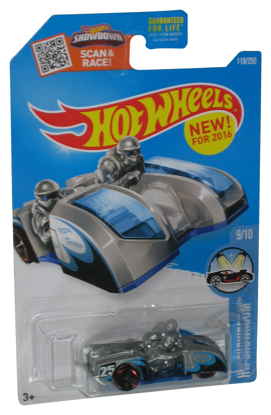 Hot Wheels HW Showroom 9/10 (2015) Silver & Blue Side Ripper Toy Car 119/250