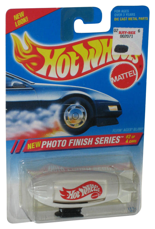 Hot Wheels Photo Finish Series 2/4 (1994) White Flyin' Aces Blimp Toy #332