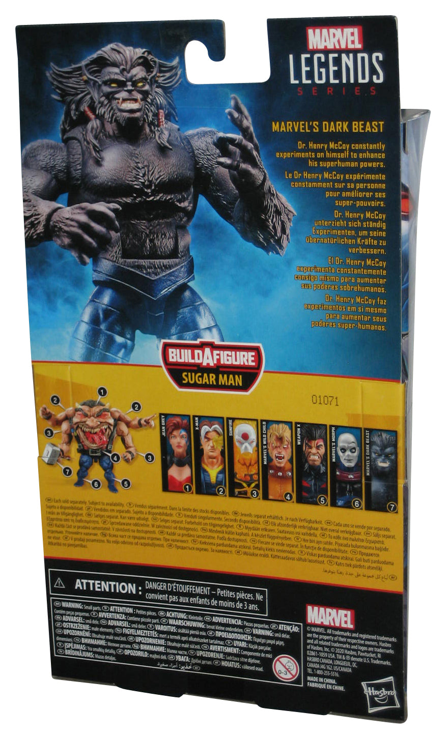 Marvel Legends Age of Apocalypse X-Men Dark Beast (2020) Hasbro 6-Inch Action Figure