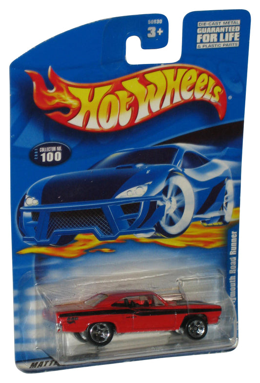 Hot Wheels 1970 Red Plymouth Road Runner (2000) Mattel Toy Car #100