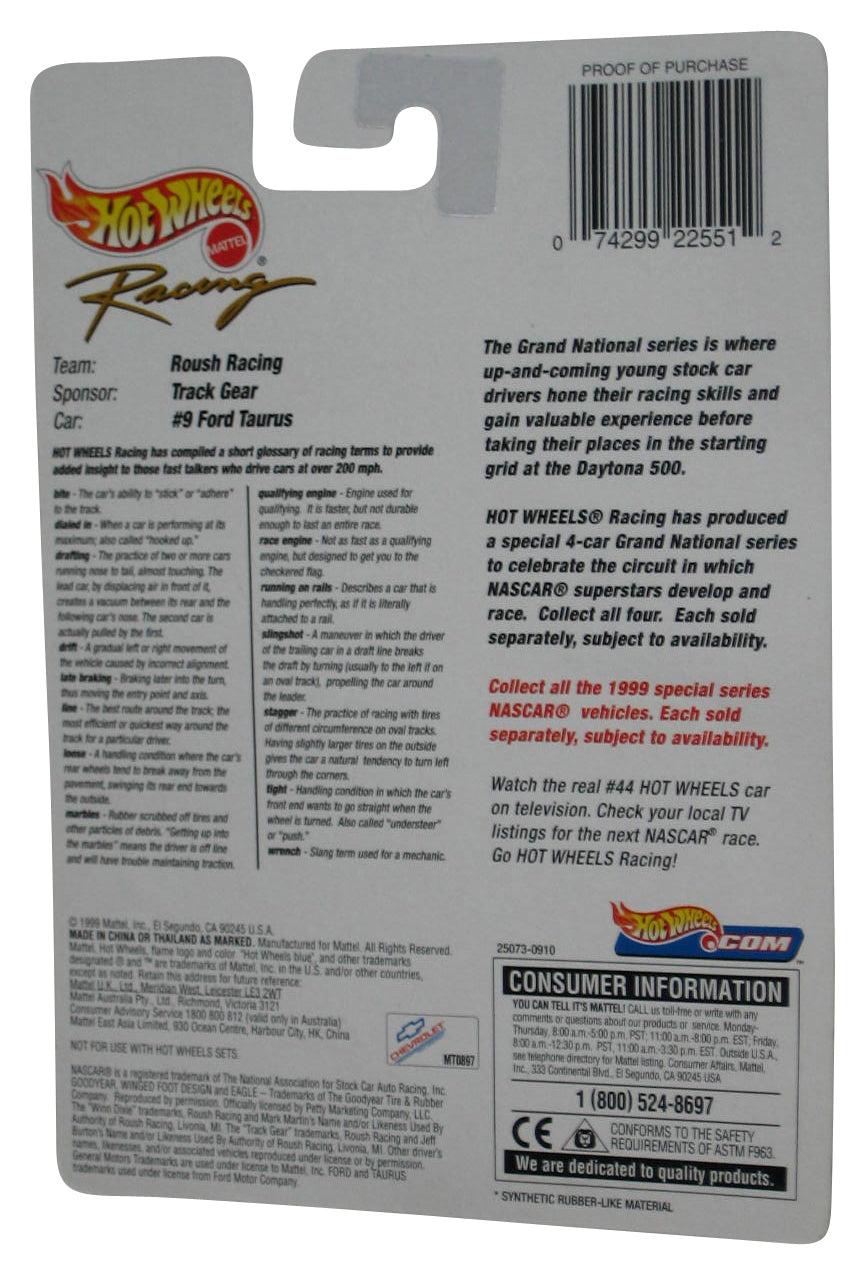 Nascar Hot Wheels Racing (1999) Yellow Kenseth Dewalt Chevy Monte Carlo Toy Car #4