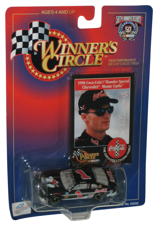 Nascar Winner's Circle 50th 1998 Coca-Cola Thunder Special Chevrolet Monte Carlo Black Toy Car