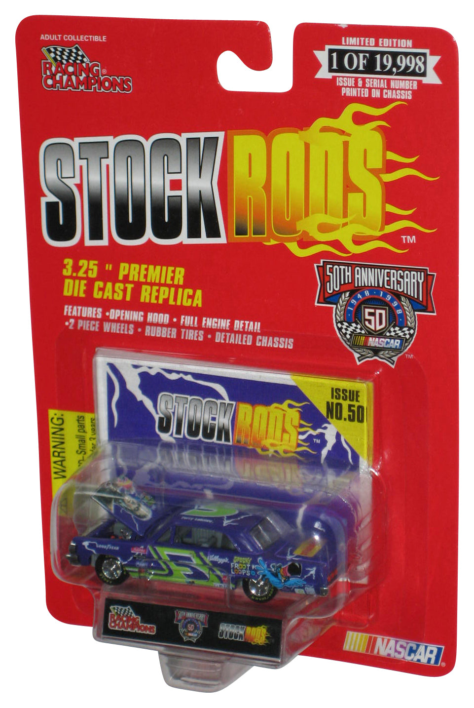 Nascar Racing Champions Stock Rods (1998) Purple Exclusive Terry Labonte Froot Loops Toy Car