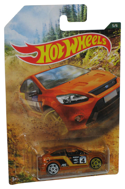 Hot Wheels Orange '09 Ford Focus RS (2018) Mattel Toy Car 5/6