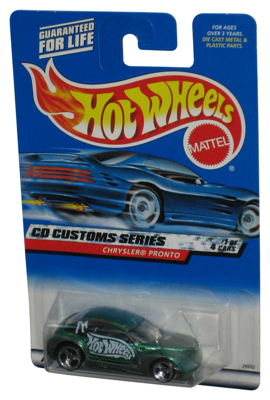 Hot Wheels CD Custom Series 1/4 (2000) Green Chrysler Pronto Toy Car #029