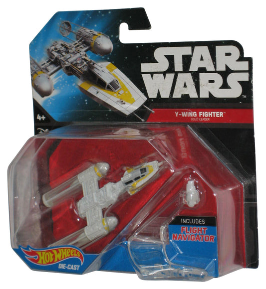 Star Wars Force Y-Wing Fighter Gold Leader Starships Toy Vehicle - (Card Price Sticker Residue)