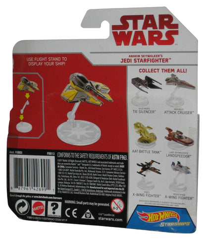 Star Wars Hot Wheels (2017) Anakin Skywalker's Jedi Starfighter Starships Toy - (Minor Shelf Wear)