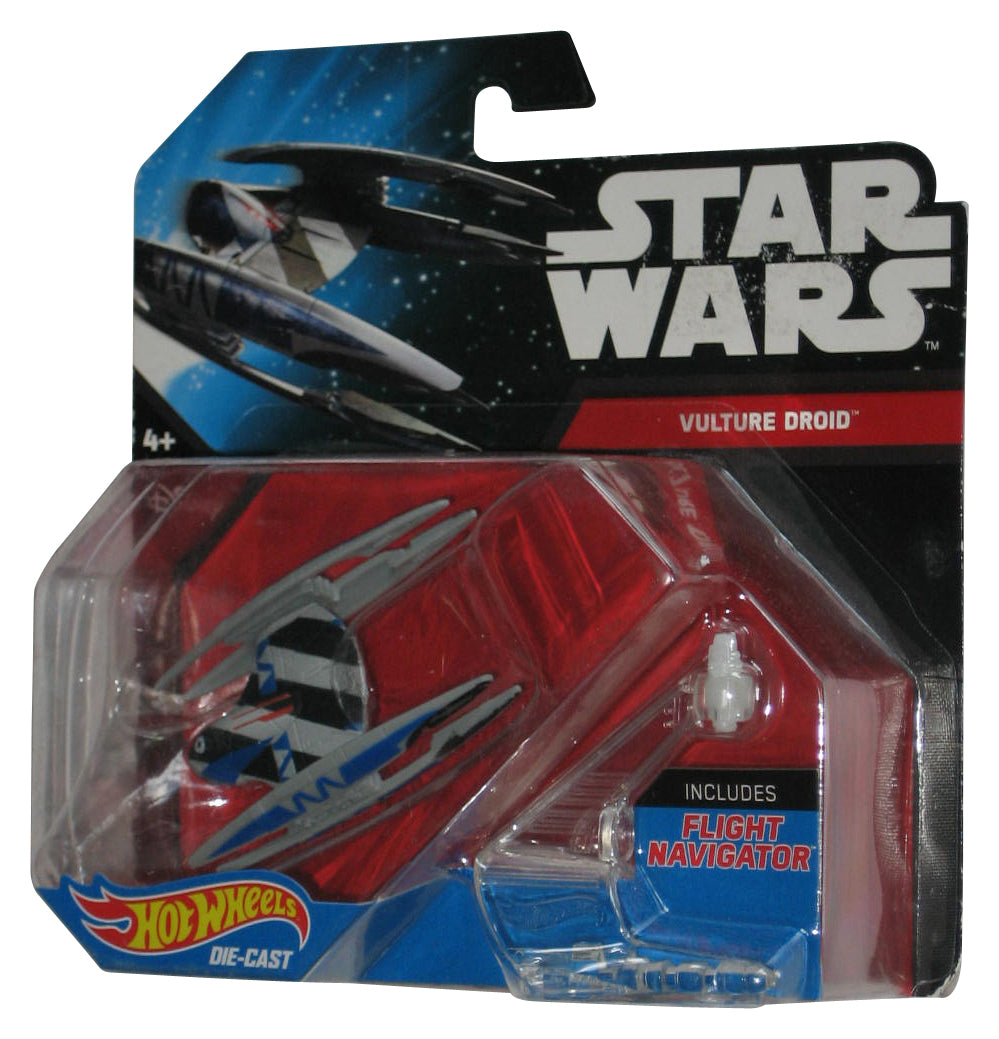 Star Wars Hot Wheels Vulture Droid (2015) Mattel Starship Vehicle Toy - (Card Price Sticker Residue)