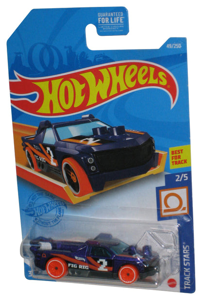 Hot Wheels Track Stars 2/5 (2020) Purple Fig Rig Toy Truck 49/250