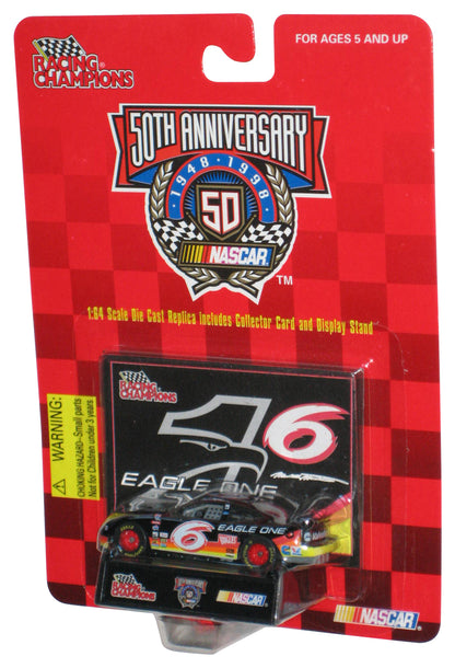 Nascar Racing Champions (1998) 50th Black Eagle One Toy Car w/ Display Stand