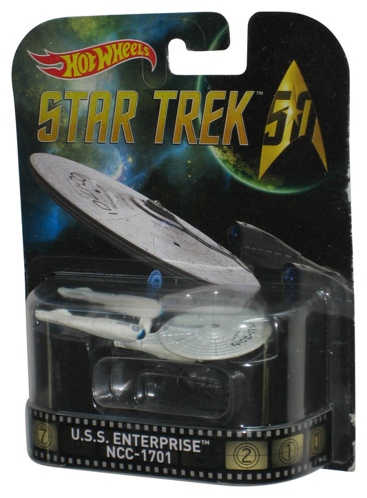 Hot Wheels U.S.S. Enterprise NCC-1701 (2016) Mattel Die-Cast Toy Vehicle - (Card Wear)