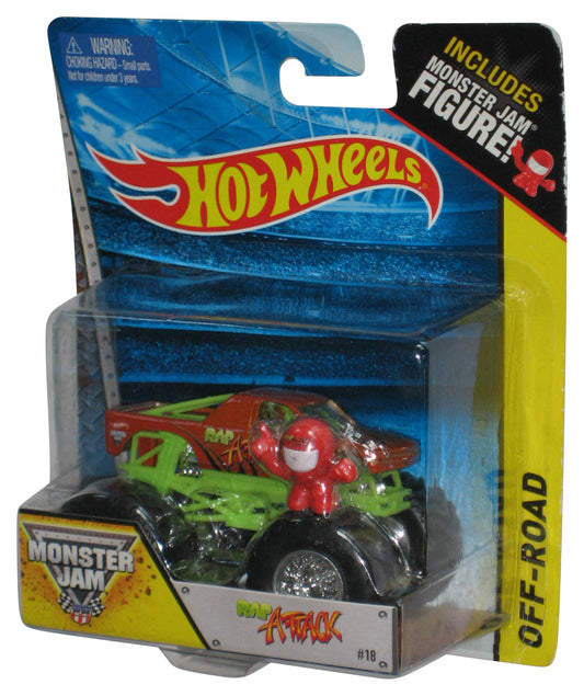 Monster Jam Rap Attack (2013) Hot Wheels Truck #18 w/ Red Mini Figure