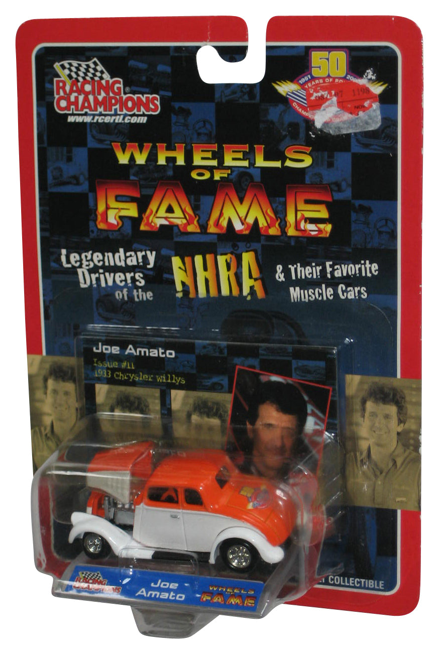 Nascar Racing Champions Wheels of Fame (2001) Orange Joe Amato 1933 Chrysler Willys Toy Car Issue #11