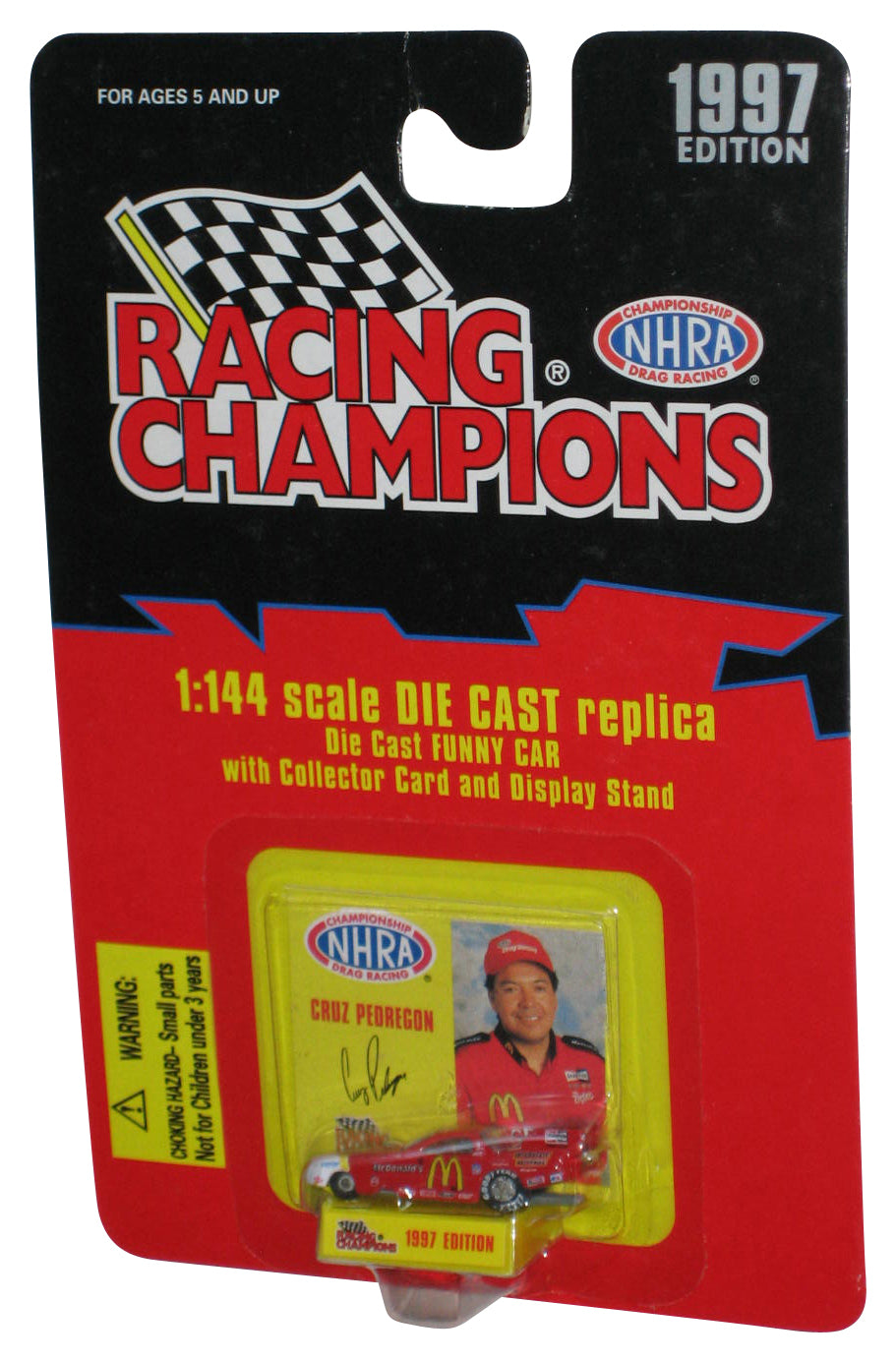 NHRA Racing Champions 1997 Red McDonalds Cruz Pedregon Mini Toy Car