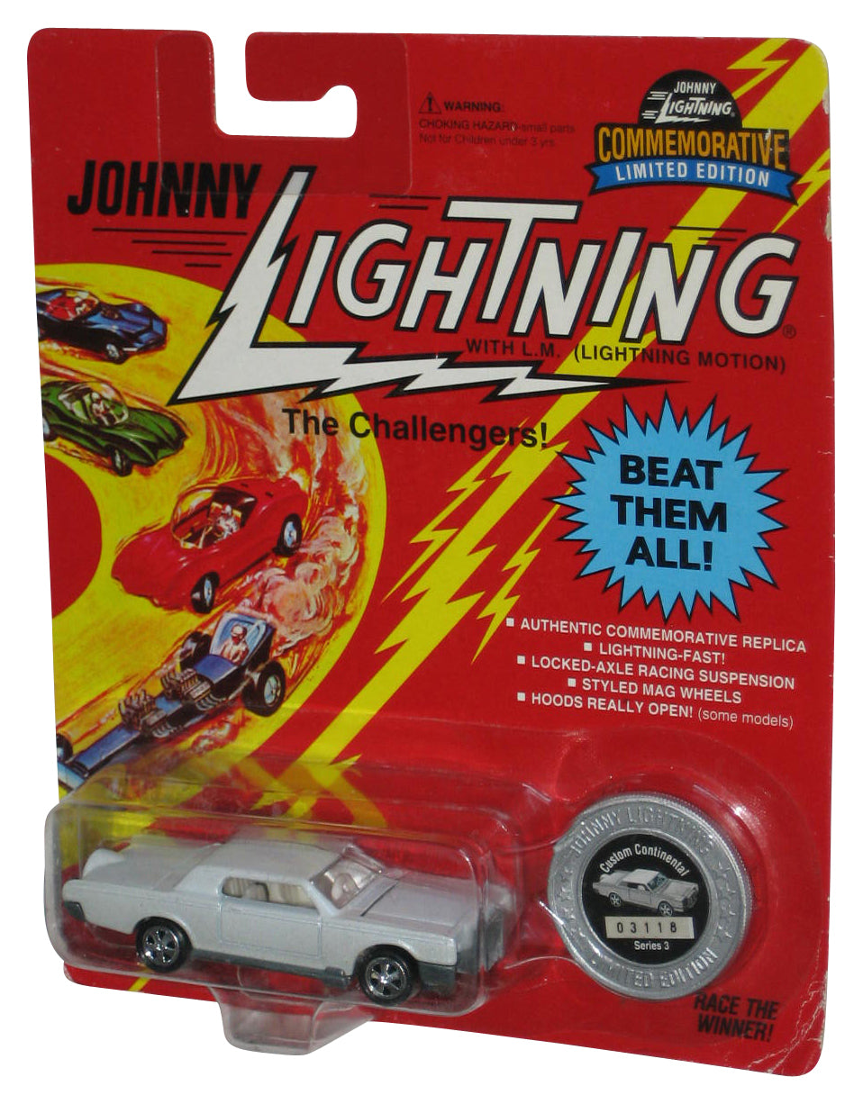 Johnny Lightning The Challengers Custom Continental (1995) Series 3 Silver Toy Car 