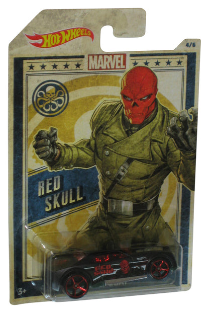 Marvel Red Skull Bully Goat (2018) Hot Wheels Blue Car Toy 4/6