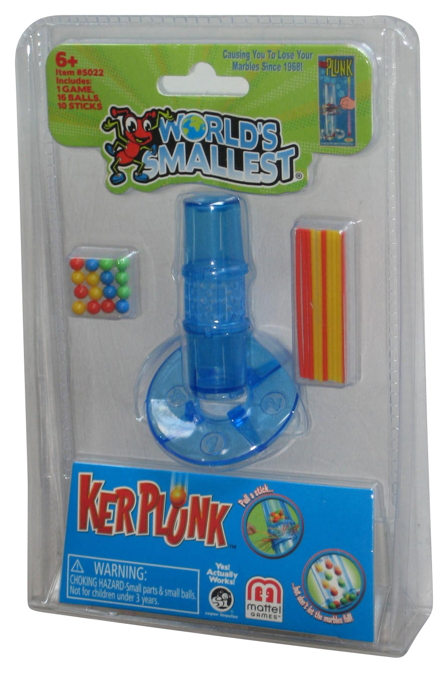 Super Impulse World's Smallest Kerplunk (2021) Mattel Small Mini Toy Game