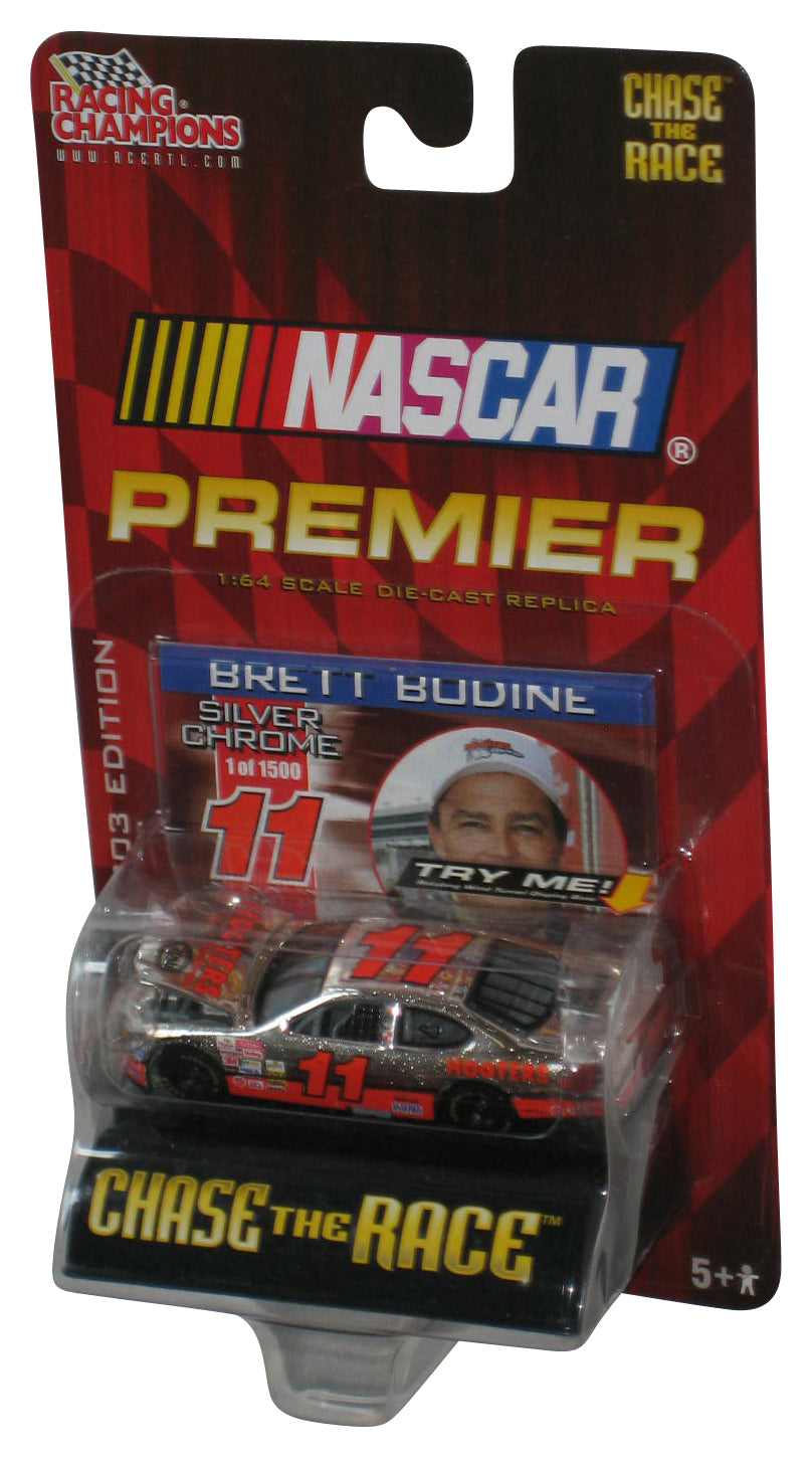 Nascar Racing Champions Chase The Race (2007) Ertl Brett Bodine Hooters Silver Chrome Car #11