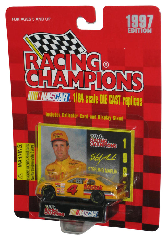 Nascar Racing Champions (1997) Kodak Yellow Sterling Marlin Toy Car #4