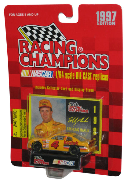 Nascar Racing Champions (1997) Kodak Yellow Sterling Marlin Toy Car #4