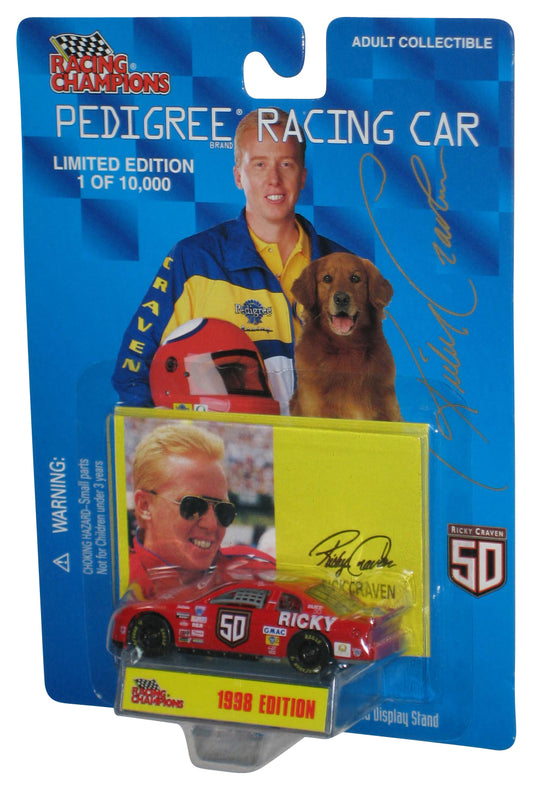 Nascar Racing Champions Pedigree (1998) Red Monte Carlo Ricky Craven Toy Car