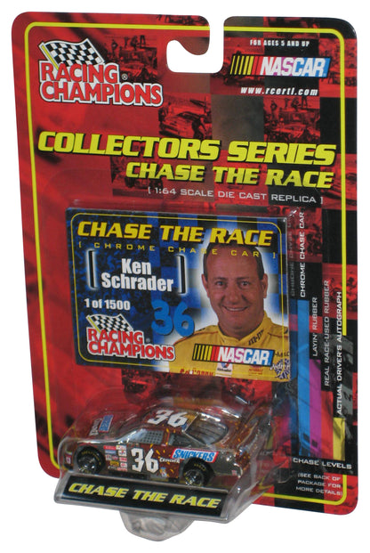 Nascar Racing Champions Chase The Race (2001) Chrome Snickers Ken Shrader Toy Car