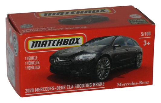 Matchbox 2020 Mercedes-Benz CLA Shooting Brake Black Power Grab Box Toy Car 5/100