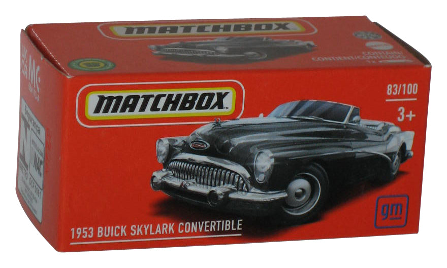 Matchbox 1953 Buick Skylark Convertible (2022) Black Power Grabs Box Toy Car 83/100