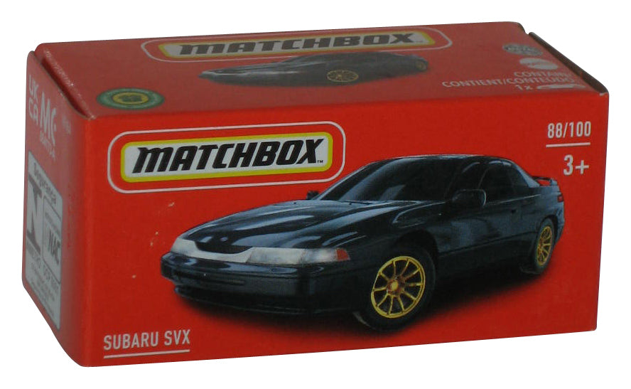 Matchbox Subaru SVX (2022) Mattel Power Grabs Box Black Toy Car 88/100