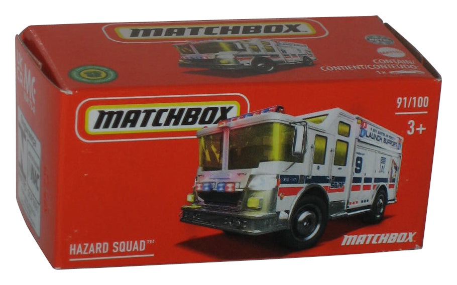 Matchbox Power Grabs Box (2022) Sky Busters Air Support Hazard Squad Toy Truck 91/100