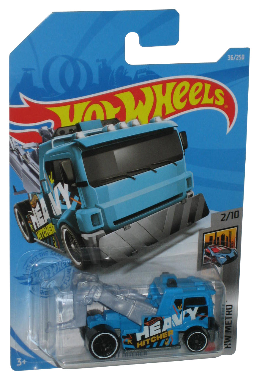 Hot Wheels HW Metro 2/10 (2020) Blue Heavy Hitcher Toy Tow Truck 36/250