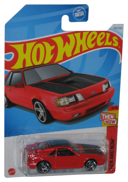 Hot Wheels Then And Now 2/10 (2021) Red '84 Mustang SVO Toy Car 192/250
