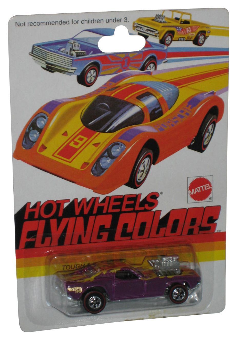 Hot Wheels Flying Colors (1997) Purple Rodger Dodger 1974 Toy Car