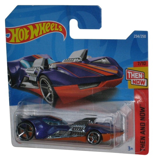 Hot Wheels Then And Now 7/10 (2021) Purple Orange Twin Mill III Toy Car 234/250 - (Short Card)